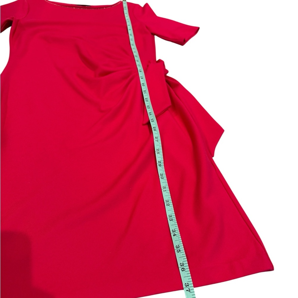 White House Black Market Vibrant Fuchsia Shift Dress - Picture 8 of 9